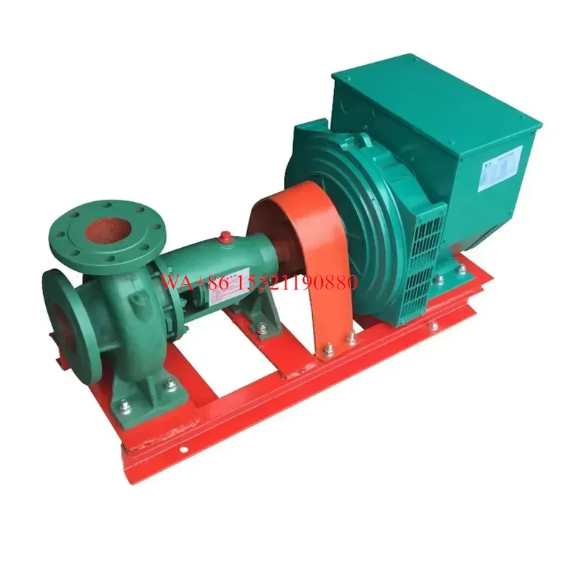 WMWMNU Mixed Flow Turbine Mini Hydroelectric Generator for Home Use Small Scale Power Generation System Efficient Energy