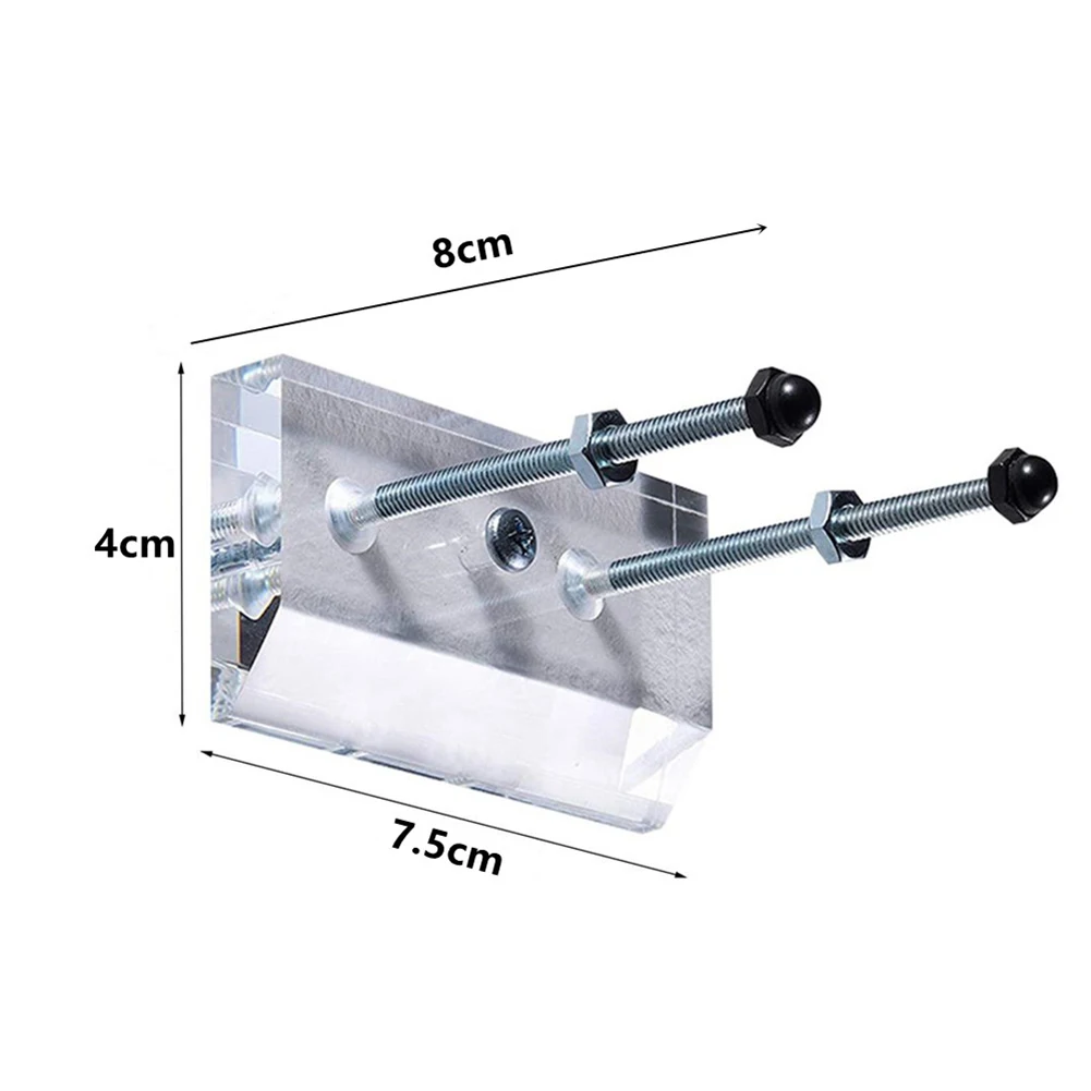 Rak penyimpanan Skateboard, pemasangan dinding Longboard Deck Hanger Display Stand rak penyimpanan akrilik dalam ruangan mengambang pemegang penyimpanan Skateboard