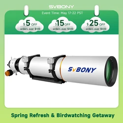 Svbony SV503 Astro telescope 70/80/102ED Extra Low Dispersion Achromatic Refractor OTA For Exceptional Viewing Astrophotography