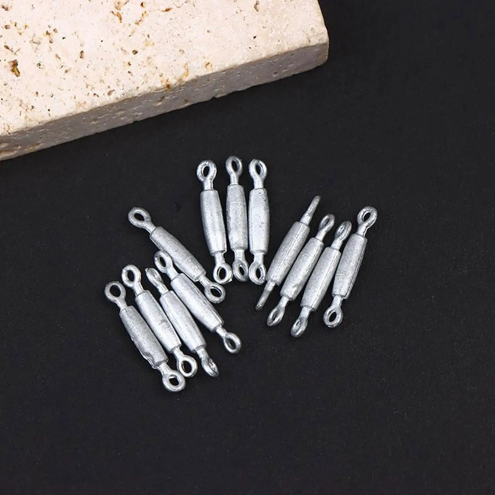 Ship Model Hardware Bolts 12 Pieces Silver Metal for Nautical Craft Projects Portable Replacement Parts Practical