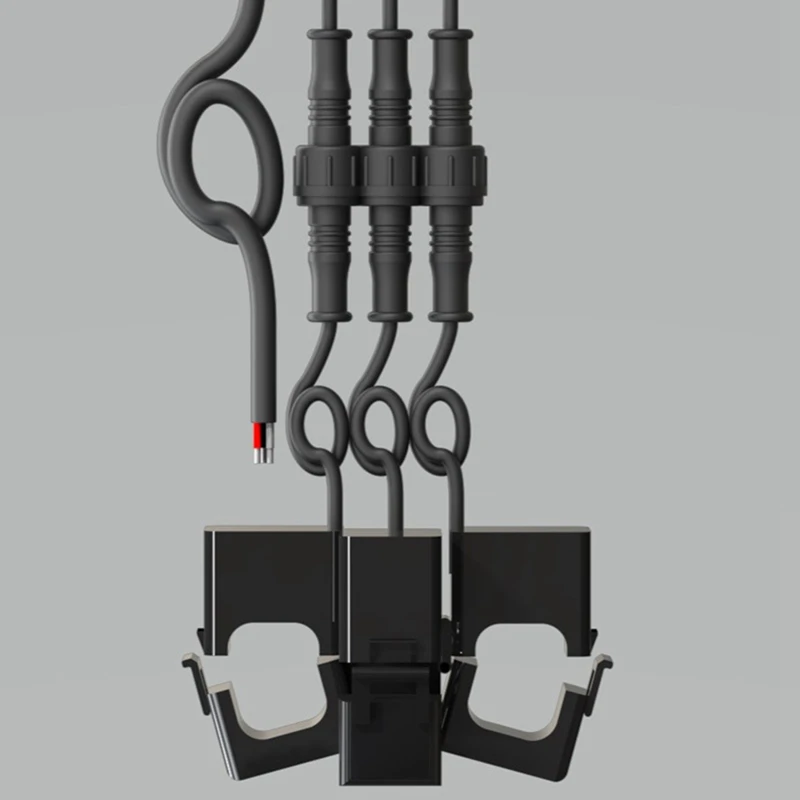 

Tuya Smart Life 3 Phase WiFi Energy KWH Meter 80A 120A Power Clamp Current Transformer App Monitor(80A)-A22U