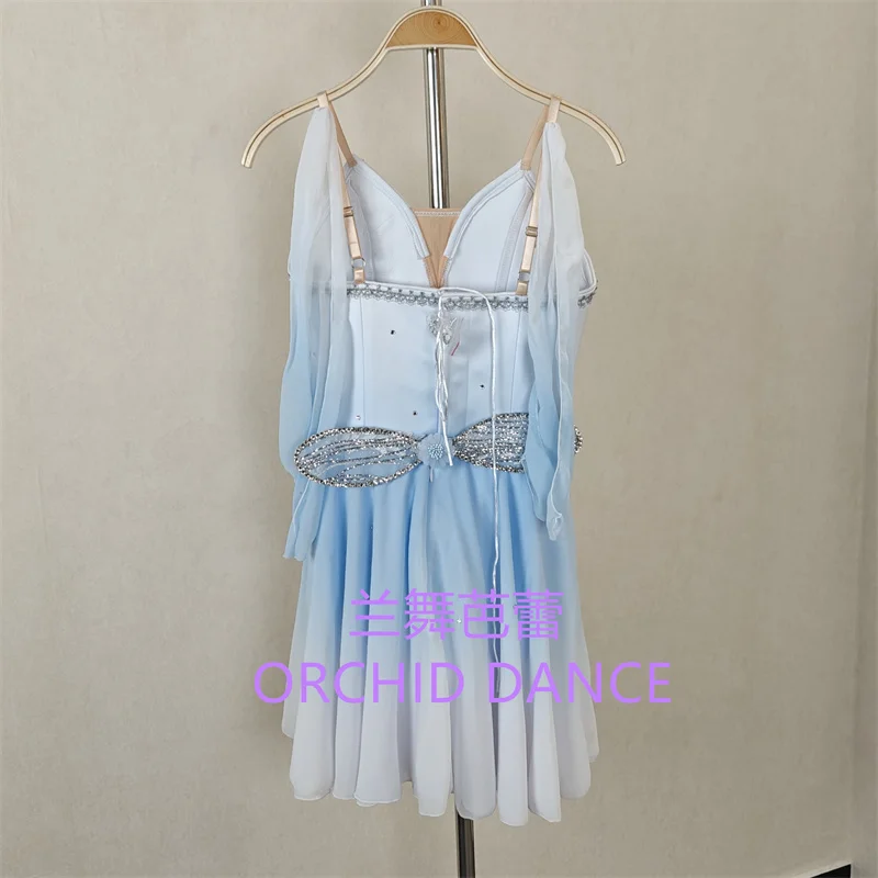 BT01650 Professional Custom Size Custom Color Kids Girls Adult The Talisman Performance Wear  Blue Ballet Lyrical Cupid Dress