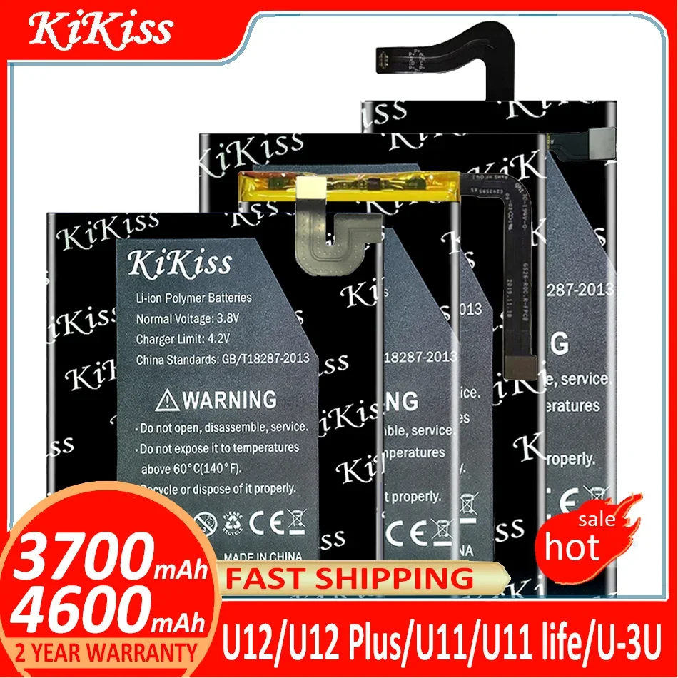

Аккумулятор KiKiss для HTC U12/U12 Plus U12Plus U11/U11 life U11life U-3U Batterij + Track NO