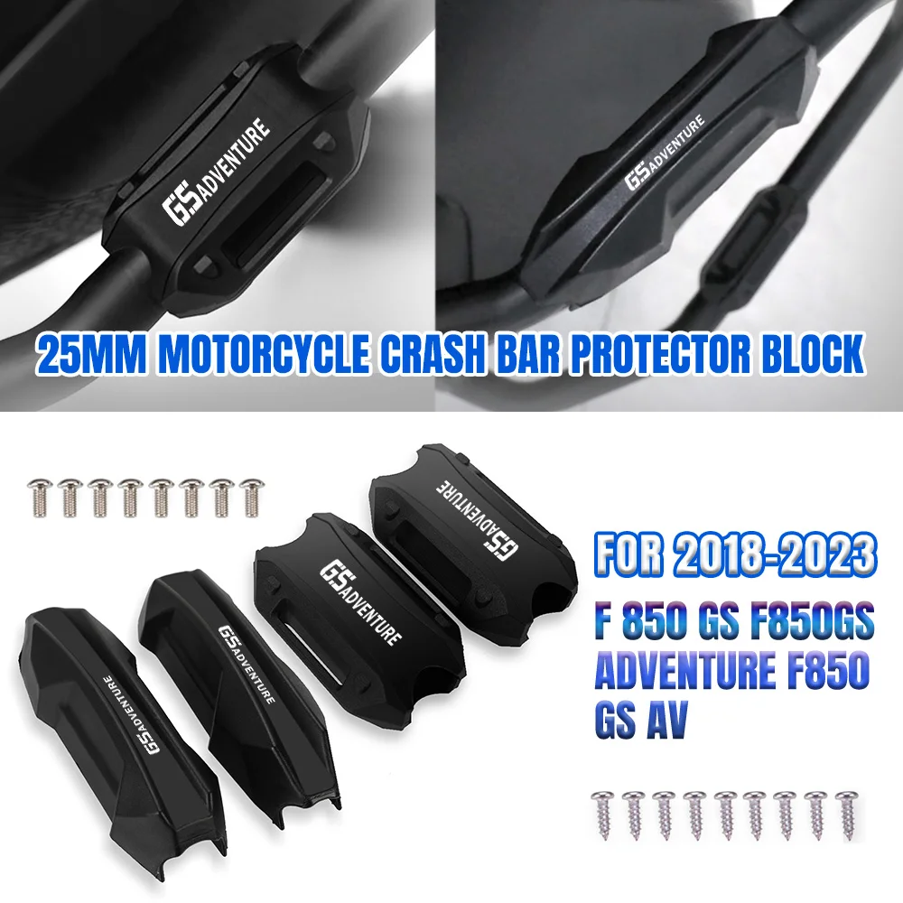 

Bumper Engine Guard 25MM Protection Block Crash Bar Decorative For BMW F 850 GS F850GS ADVENTURE F850 GS AV 2018 2021 2022 2023