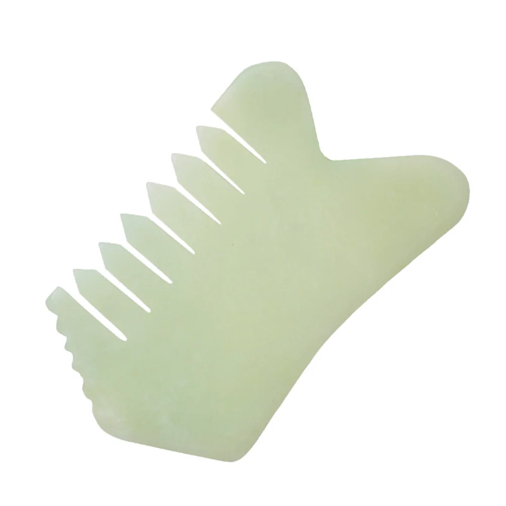 

1Pcs Compact Jade Comb Scalp Massager Ergonomic Design Smooth Edges Ideal for Home Travel Massage Comb Hair Scalp Massager
