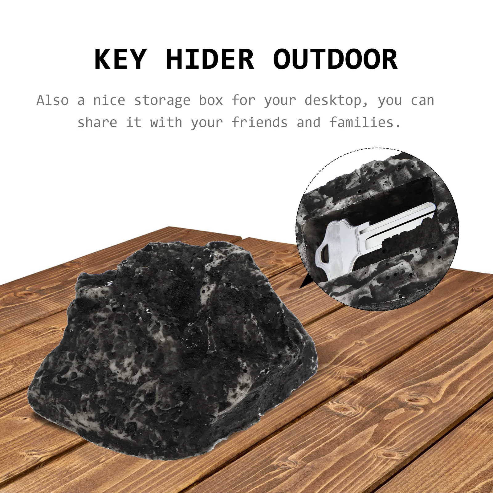 Fake Stone Key Hider Hide A Key Outdoor Hider Stone Shaped Key Hider