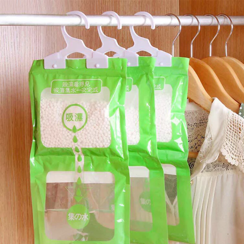 Moisture Absorbers Bags Dehumidification Desiccant Hanging Closet Dehumidifier Bags Moisture-Absorbing Wardrobe Anti Damp Mildew