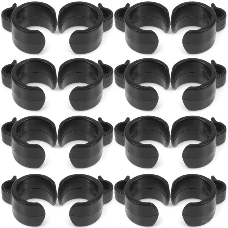 

20pcs Mic Stand Cable Clip 20Mm Plastic Cable Organizer For Microphone Stand Tripod Cord Management Holder Clamp