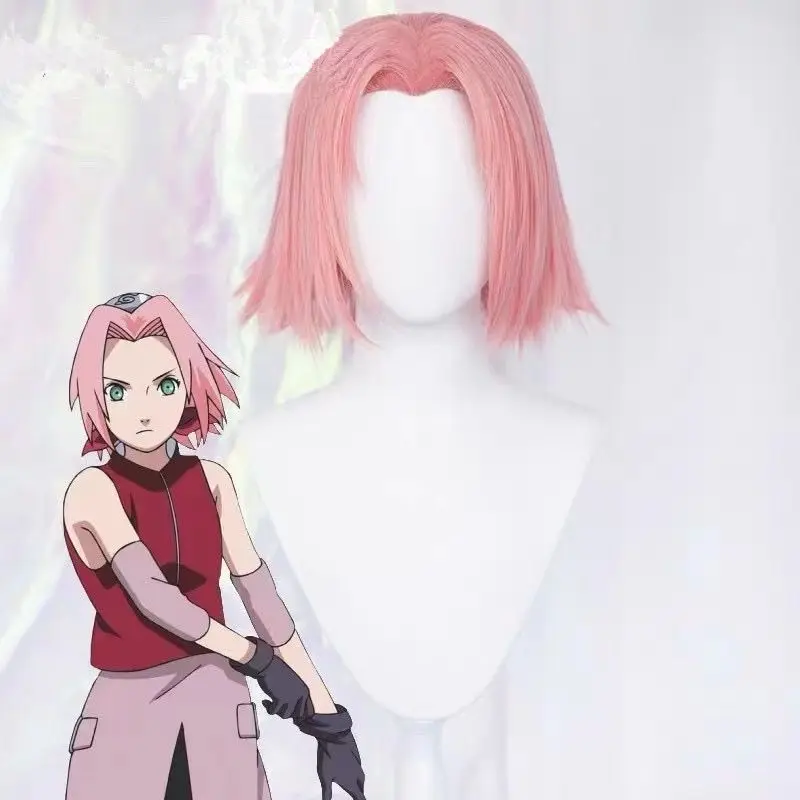Versatile Pink Bob Cosplay Wig | For Sakura Haruno, Yachiru Kusajishi & Anime-Inspired Looks
