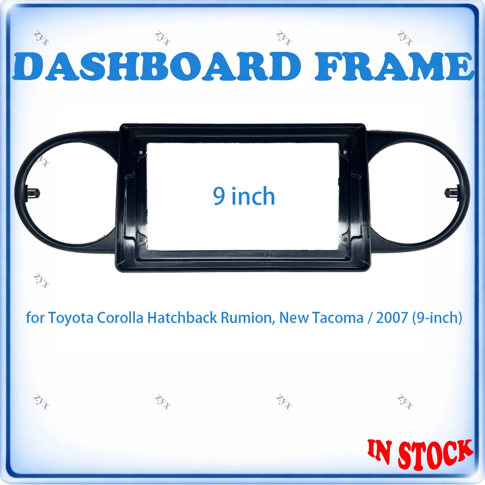 

Car Radio Fascia Frame For Toyota Rumion 2007 & New Tacoma 9 inch Stereo Panel Wiring Harness Power Cable