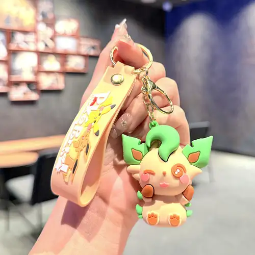 Pokemon Anime Pikachu Keychain Kawaii Eevee Schoolbag Shoulder Bag Pendant Glaceon Flareon Backpack Crossbody Bag Accessories - Image 9