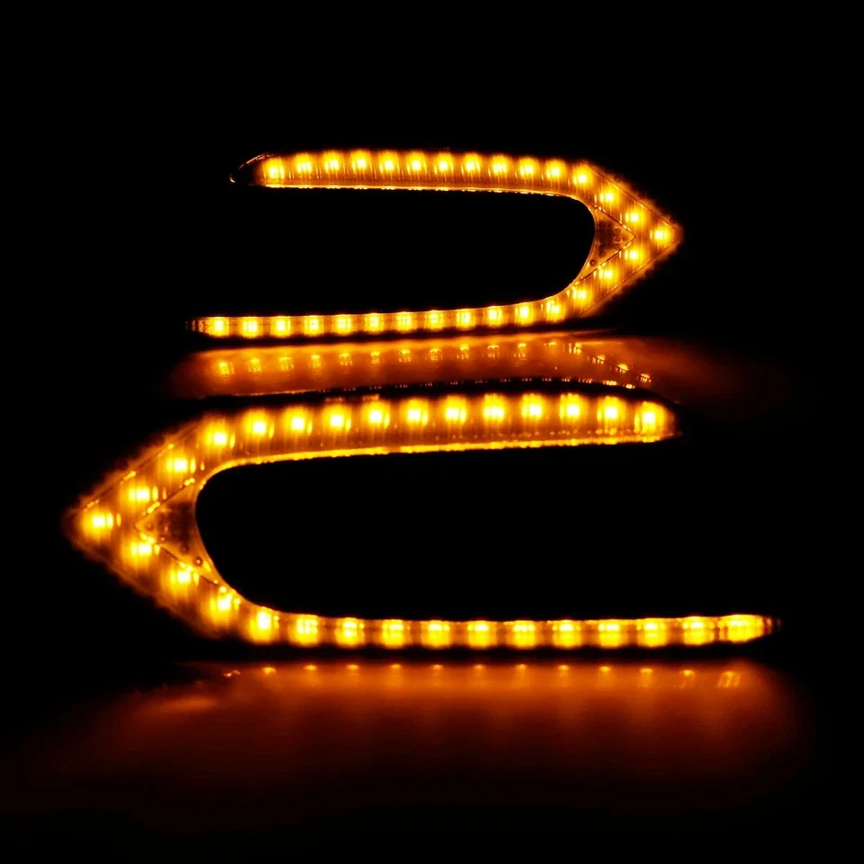 Repetidor lateral con indicador LED dinámico, luz negra para Mini Cooper One F55, F56, F57