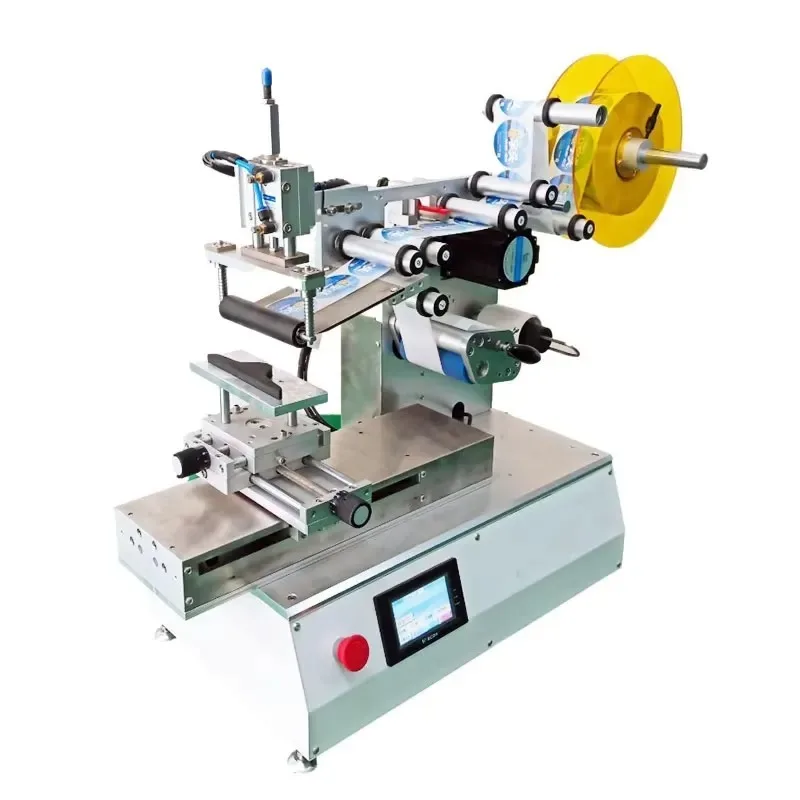 Automatic Round Bottle Labeling Machine, Glass Bottle, Plastic Bottle Labeling Machine, Self-adhesive Automatic Labeling