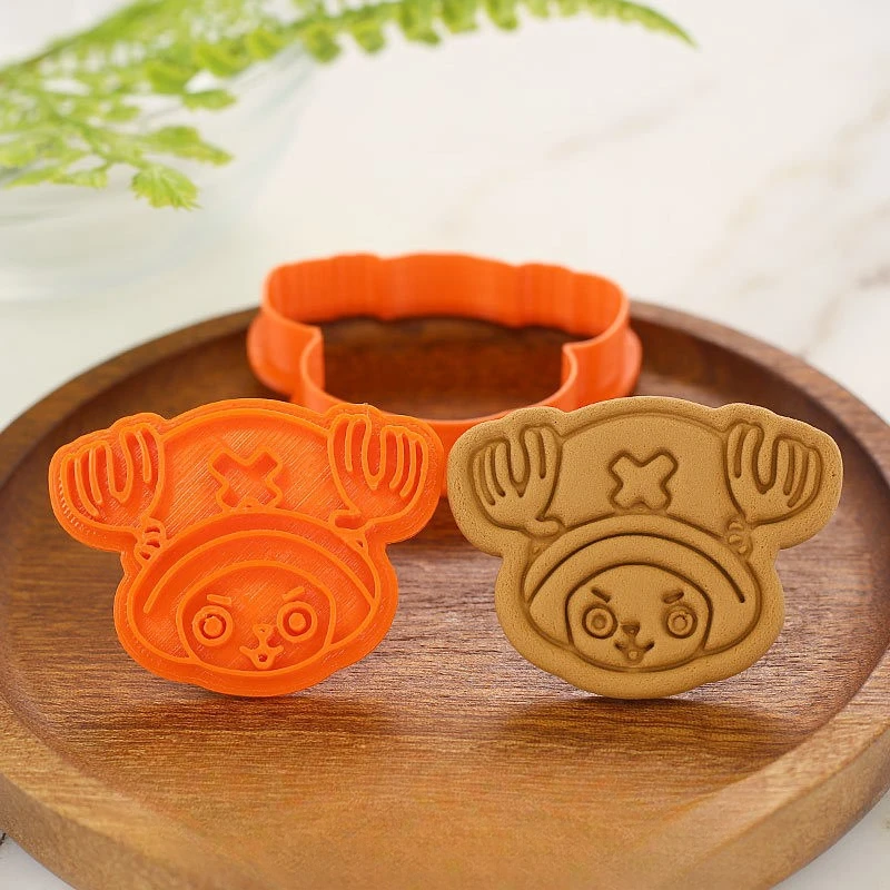 Offres spéciales une pièce moule de cuisson Luffy Zoro Chopper crâne Cookie moule figurines d'action bonbons cuisson bricolage Gadgets de cuisine cadeau