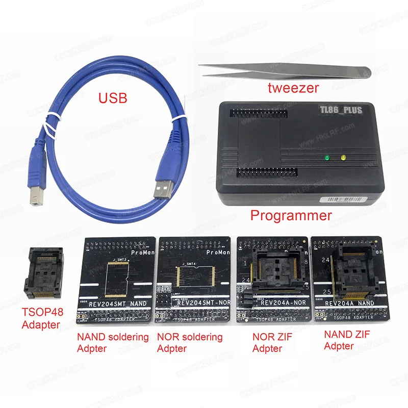 เครื่องโปรแกรมเมอร์ NAND FLASH รุ่น Peiqi TL86 PLUS เครื่องมือกู้คืนข้อมูล เครื่องมือซ่อมแล็ปท็อป