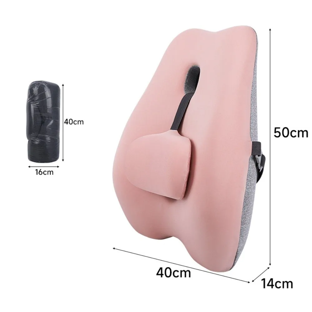 

Высококачественная хлопковая подушка с эффектом памяти, регулируемая удобная защита для талии, подушка для поддержки спины, офисное сиденье