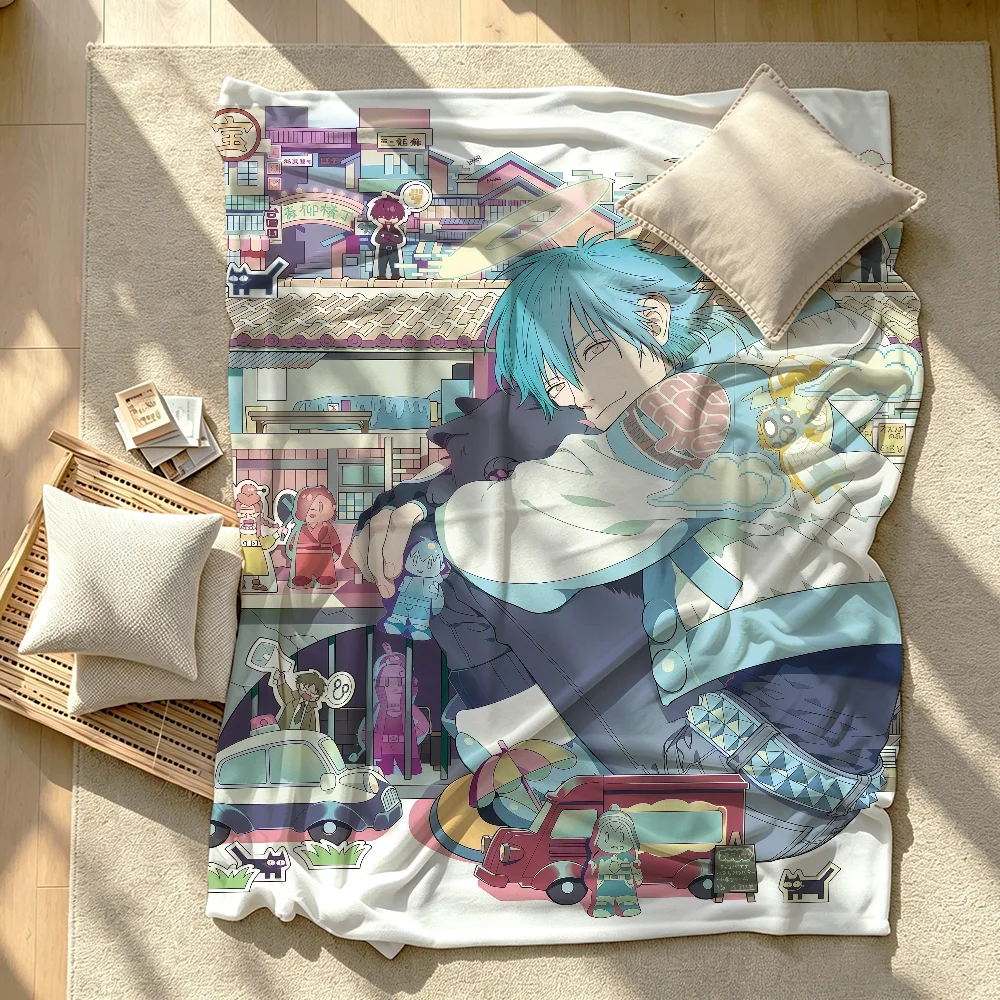 Anime D-DRAMAtical Murder Blanket Soft Warm And Thick Perfect For Bedroom Living Room Bed Sofa Camping Picnic Office Gift