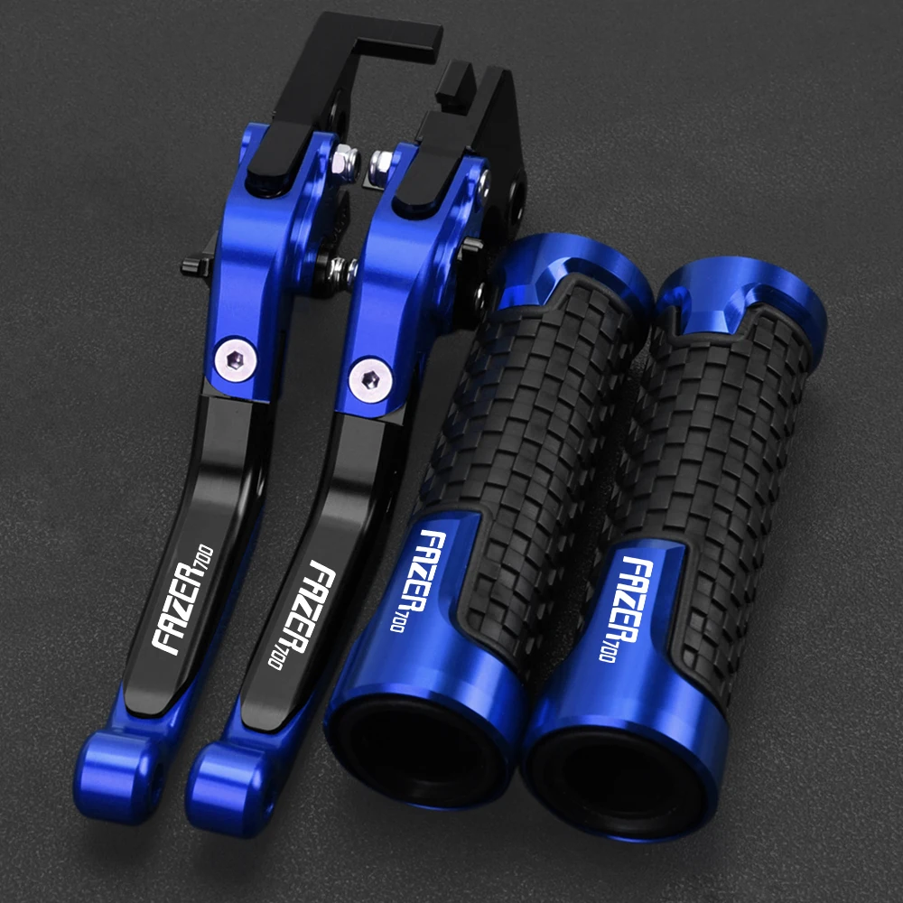 

Motorcycle Accessories Adjustable Folding Brake Clutch Levers HandleBar grips Handle For YAMAHA FAZER700 FAZER 700 1986-1987