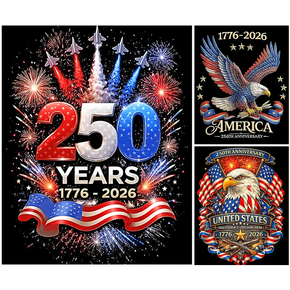 

Independence Day Full DIY 5D Round Drill Gem Art Diamond Painting Kits for Adults/Beginners Gift Idea Home Decor 40*50cm
