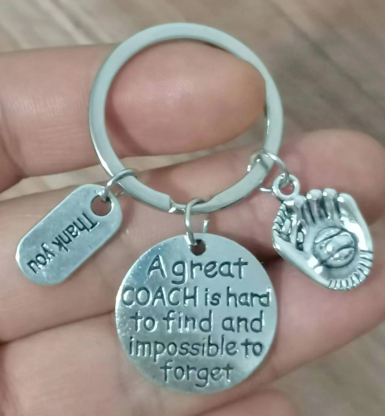 Football Basketball Rugby Coach Graduation Gift A Great Teacher Keychain Player Gift