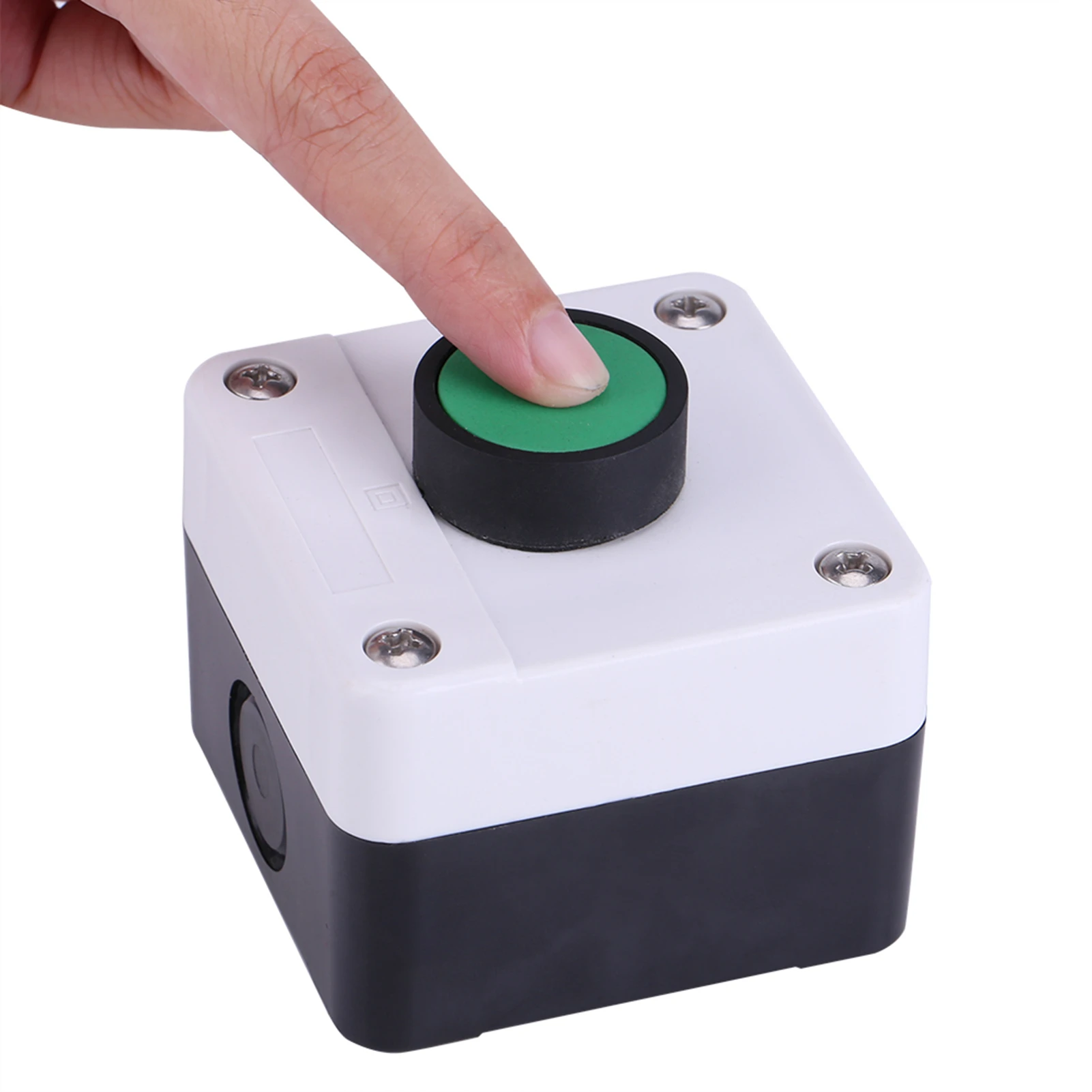Weatherproof IP54 Green Push Button Switch One Button Control Box for Gate Opener ABS