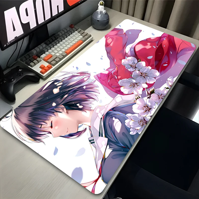 Megumi Kato tapis de souris Anime Saekano comment élever une petite amie ennuyeuse tapis de bureau accessoires de jeu sur ordinateur tapis de clavier en caoutchouc