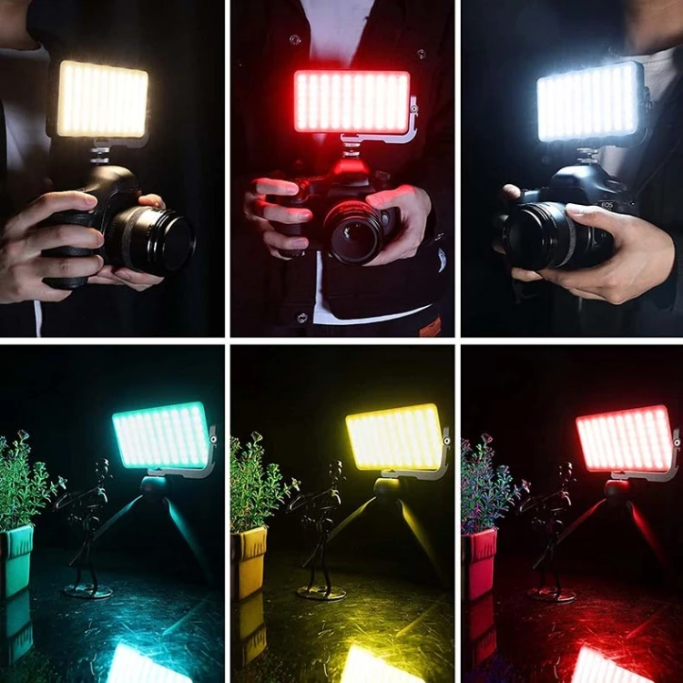 Pixel G3 Flat Panel RGB Fill Light Handheld Photography Dimmable Desktop Mini Pocket Lamp Photography Lighting view 6