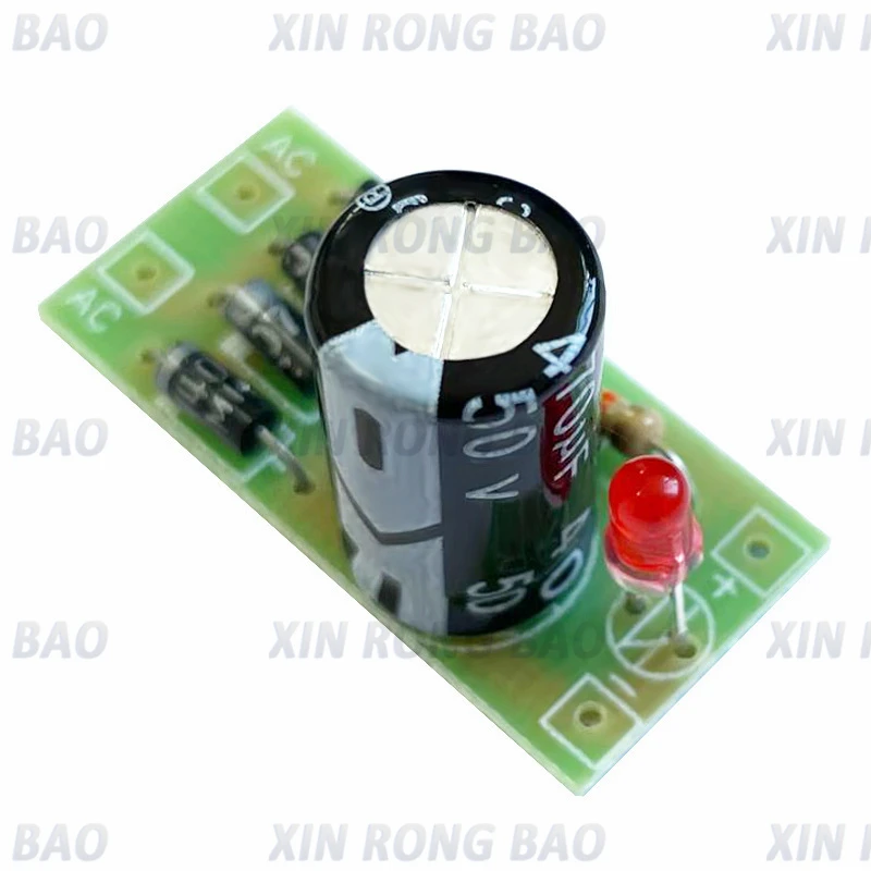 5pcs AC to DC power conversion module 1N4007 full bridge rectifier filter 12V 1A AC to DC converter