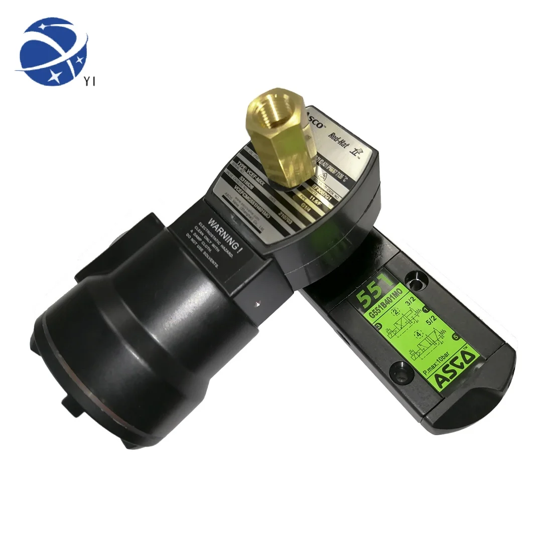 YUNYI ASCO VCEFCMG8551H401MO Solenoid Valve Aluminum Brass Global EX Approval 1/4