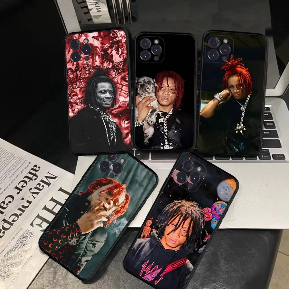 Rapper T-Trippie R-Redd Phone Case For IPhone 12 11 13 14 15 16 17 Pro Max Plus Mini Cover