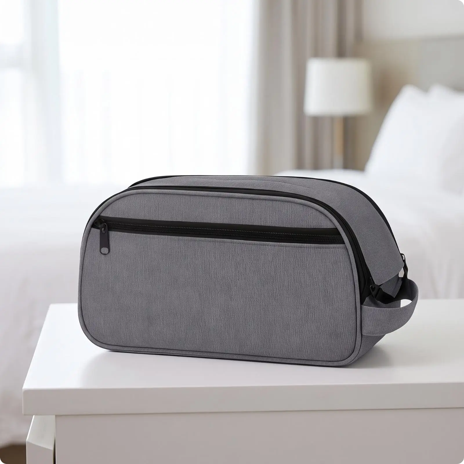 Sleep Apnea Machine Travel Case for Cpap Users with Front Zip Pocket and Carry Strap