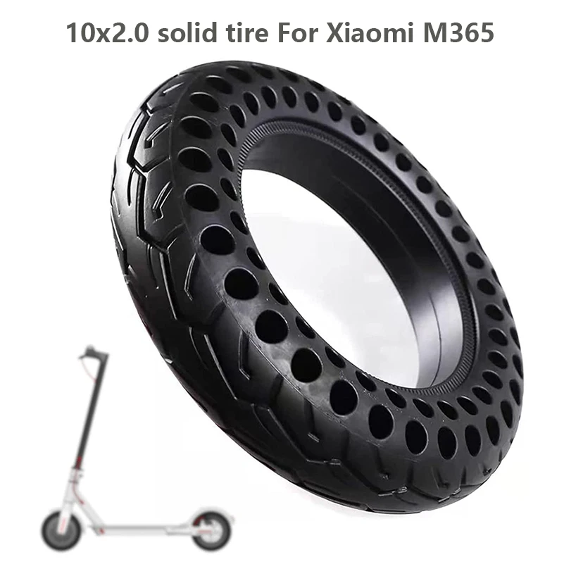 

10 * 2.0 Universal Wear-resisting Non-inflatable Honeycomb Solid Tire For Xiaomi M365 Electric Scooter