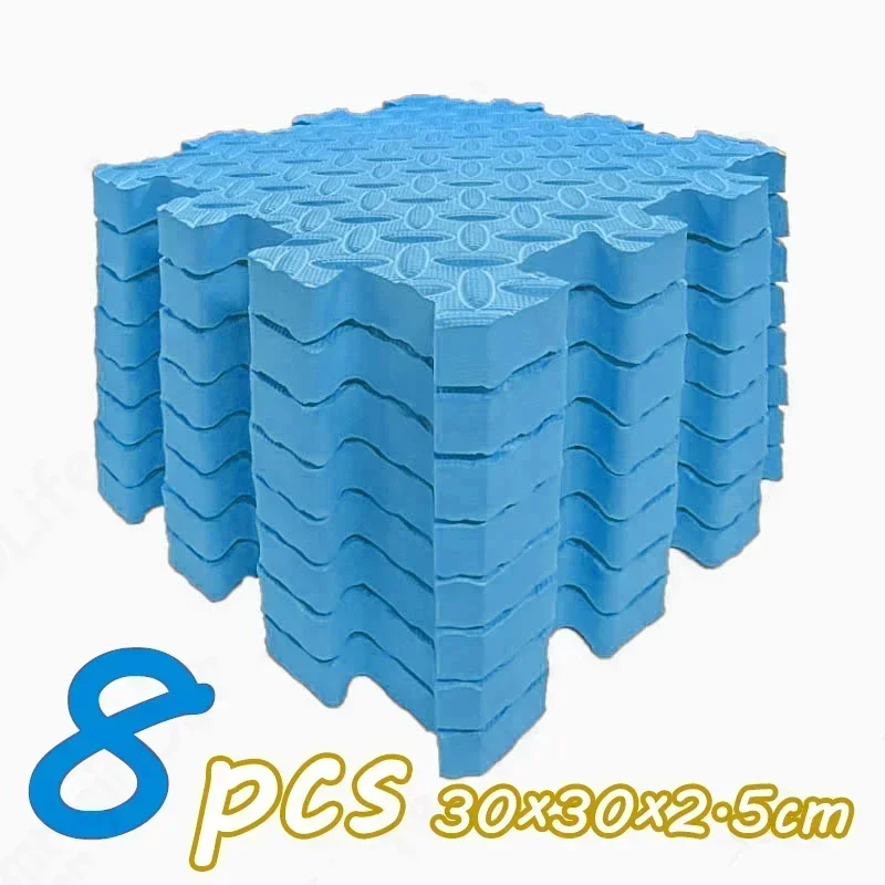8 stks/2.5 cm Dikke Antislip Baby Kruipen Speelkleed Geluiddichte Puzzel Gym Mat voor Kinderkamer en Milieuvriendelijke Puzzel Mat