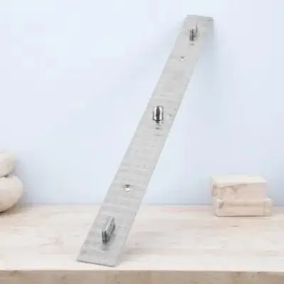 

Three Hole Positioning Ruler Metal Peg Bar Animation 3 pin Drawing Tool Silver Travel Lightweight Precise Markings Paper