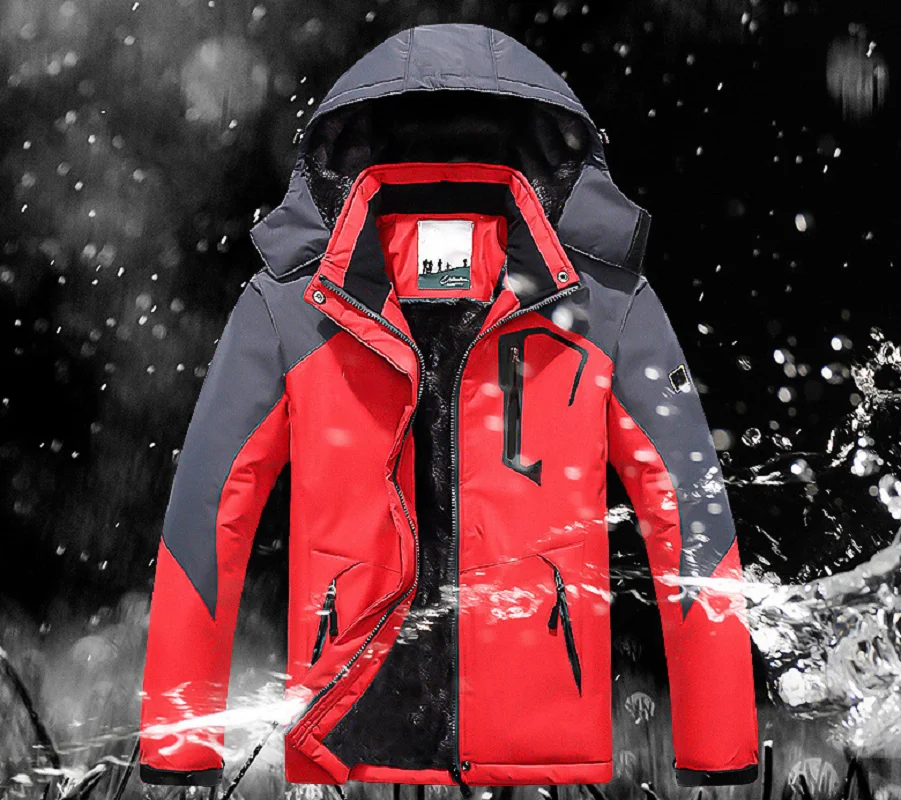 New Fashion Women Winter Parka Plus Thick Warm Windproof Fur Coats Outdoor Sport Jacket Waterproof Hooded Mountaineering Jackets