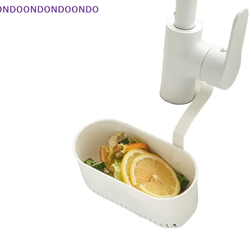 Multifunctional Drainage Basket Non Slip Dual Use Sponge Filter Rack Ideal for Kitchen Bathroom Sink Organization