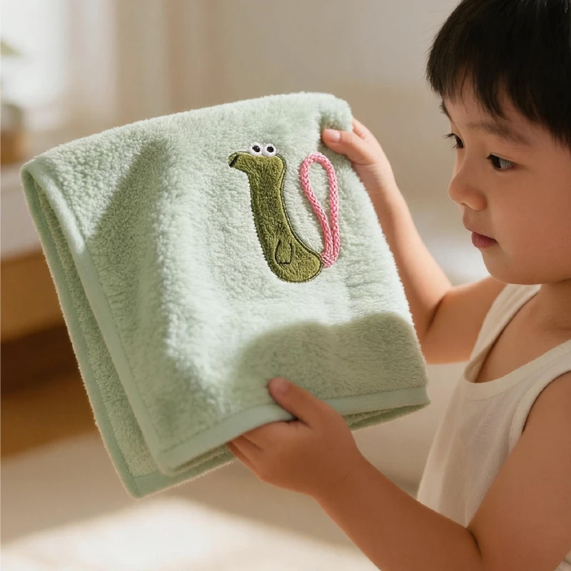 Children's Towels, Pure Cotton, Cotton Class A Maternal and Infant Grade Small Square Towels, Face Towels, Water-absorbing Face
