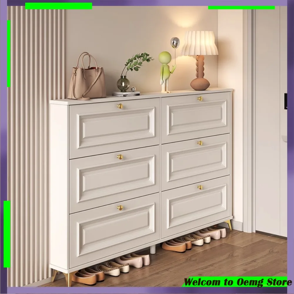 

Modern White Shoe Cabinet For Women Ultrathin Design Stylish Storage Unit Hallway Entrance Home Furniture Must Have Organization