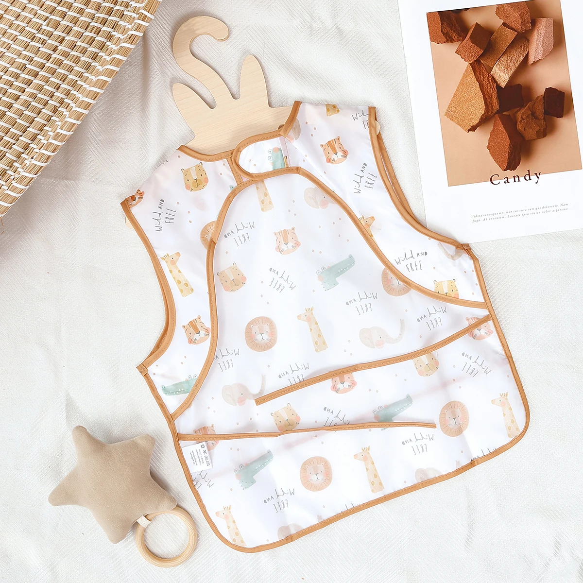Happyflute ベビーよだれかけ 1 個 ポリエステル - Baby Food Apron のレビューと価格
