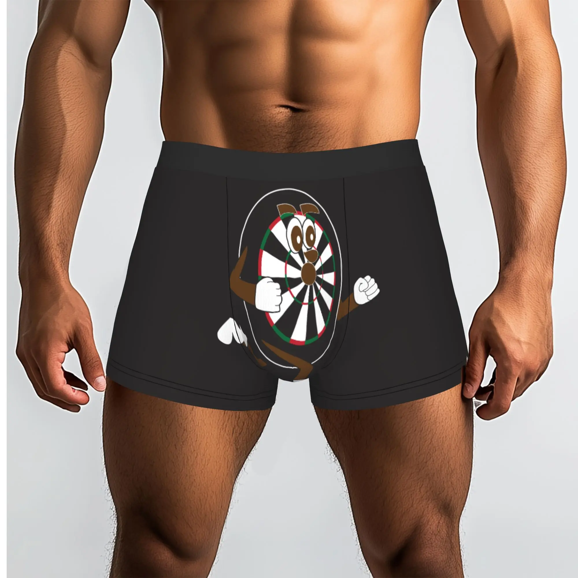 Custom Race End Dartboard Boxers Shorts Mens Archery Archer Darts Shoot Briefs Underwear Funny Underpants