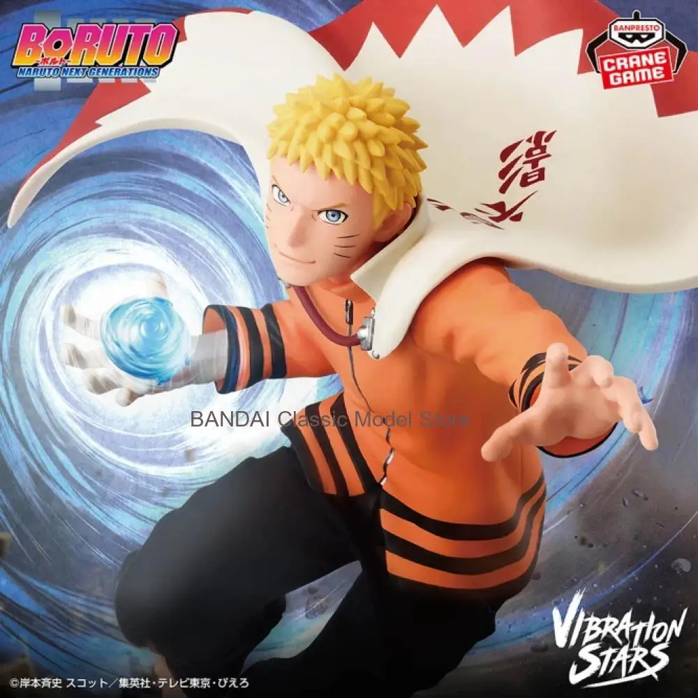 Banpresto Vibration Stars Anime Figurina Giocattolo, Boruto, Naruto, Next Generations, Uzumaki, II, Modello Originale, 18 cm