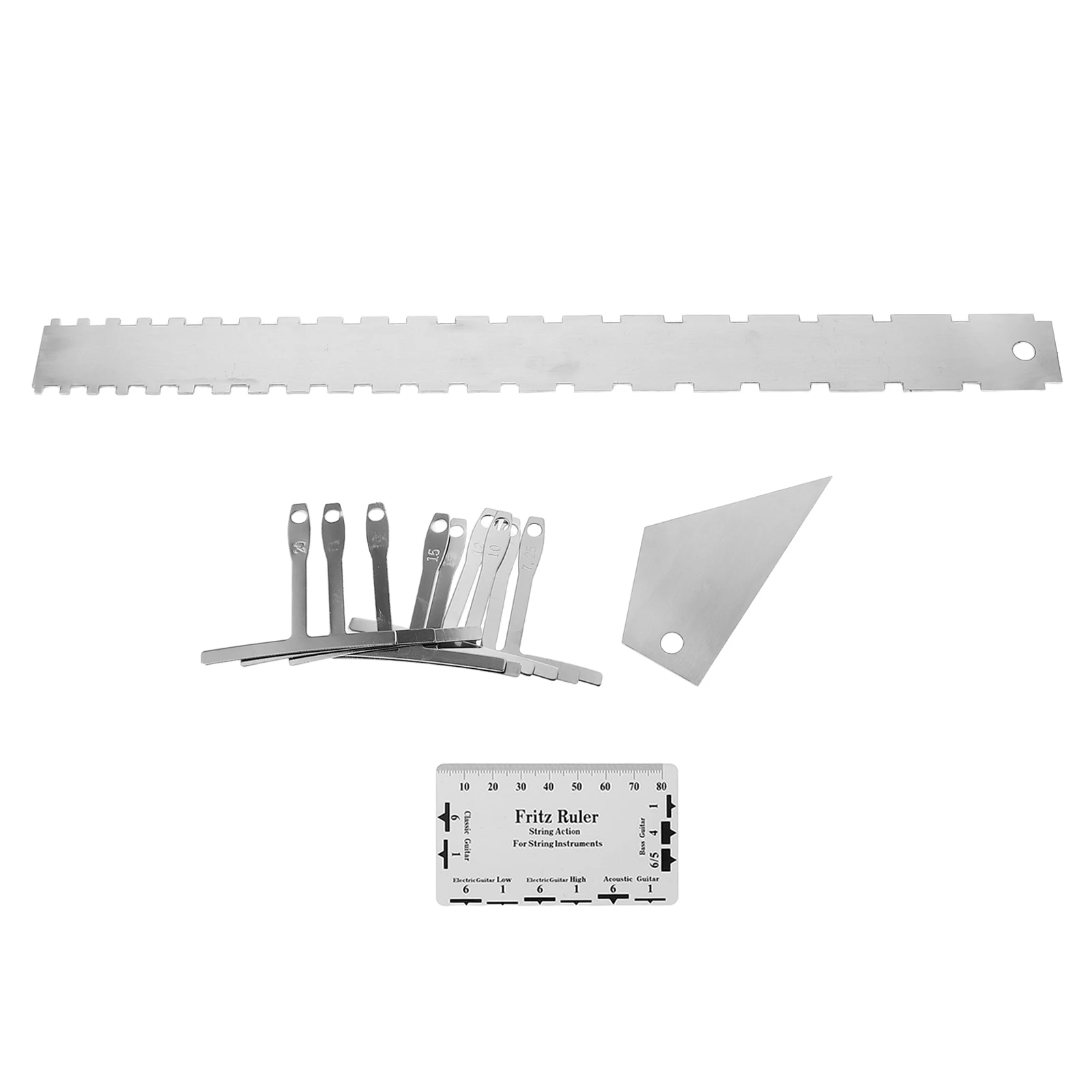 

1 Set Guitar String Height Gauge Ruler Stainless Steel Precision Measurement Tool For Electric Acoustic Guitar Setup Luthier