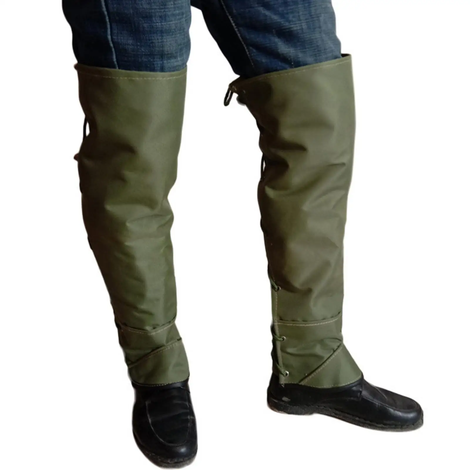 2x ghetta di protezione per le gambe Legging impermeabile Anti morso durevole protezione per animali domestici serpente per lo sci campeggio