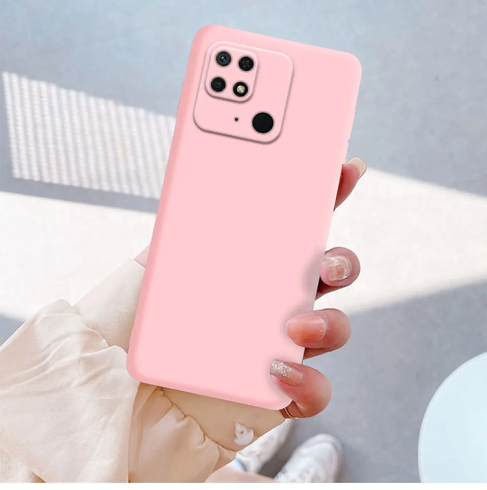 Silikon-Handyhülle für Xiaomi Redmi 10C 10A 9A 9C NFC 12c Redmi Note 10 10S 11 11s 12s 12 Pro 5G A1 A2 Plus Schutzhülle – Detail 5