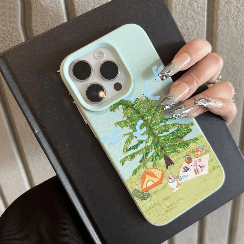 حافظات هاتف مطلية بالزهور لهاتف آيفون 16 15 برو ماكس 11 برو 14 13 12 غطاء 16 14 Plus ممتص الصدمات الواقي ضد الجوارب