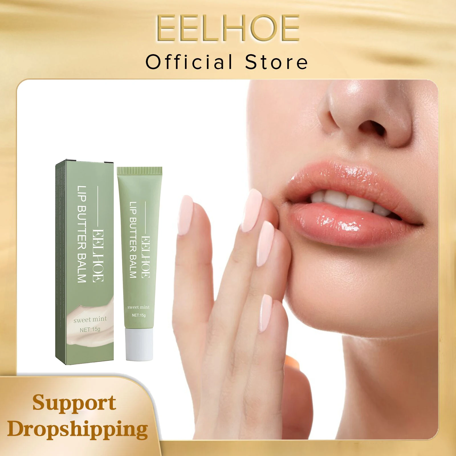 

EELHOE Moisturizing Lip Balm Anti-Cracking Long-Lasting Hydrating Nourishment Improve Dryness Lip Care Repair Lip Sleeping Mask