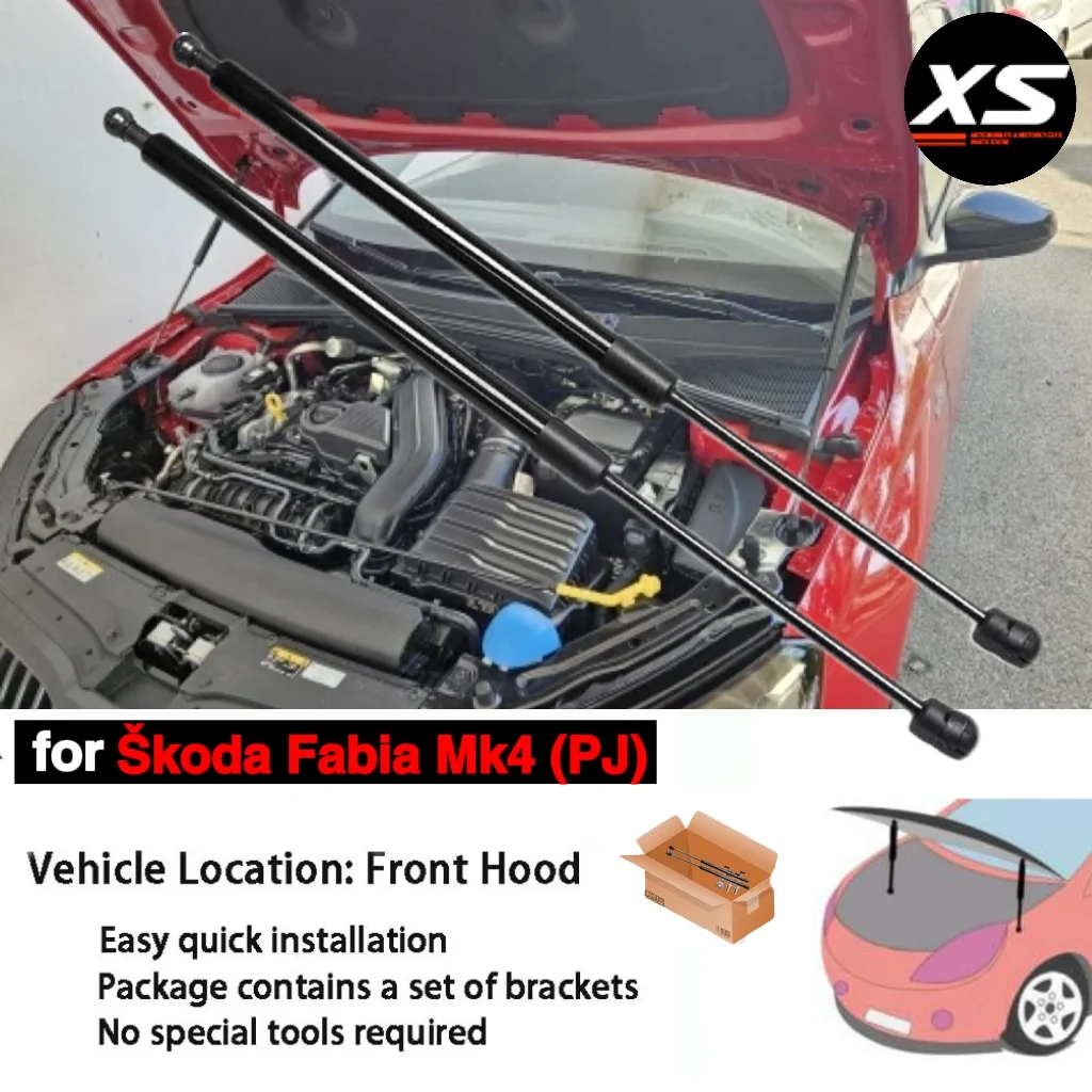 Dla Skoda Fabia Mk4 2021- 2024 Hatchback przednia maska kaptur zmodyfikuj siłowniki pneumatyczne amortyzator wstrząsów akcesoria Absorber