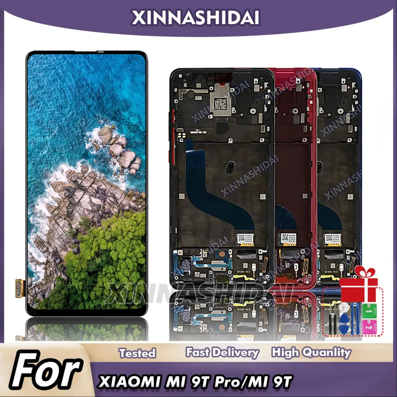 6.39\'\' Super LCD Screen for Xiaomi Mi 9T Pro/Mi 9T Lcd Display Digital Touch Screen For Xiaomi Redmi K20 Pro/K20 Replacement