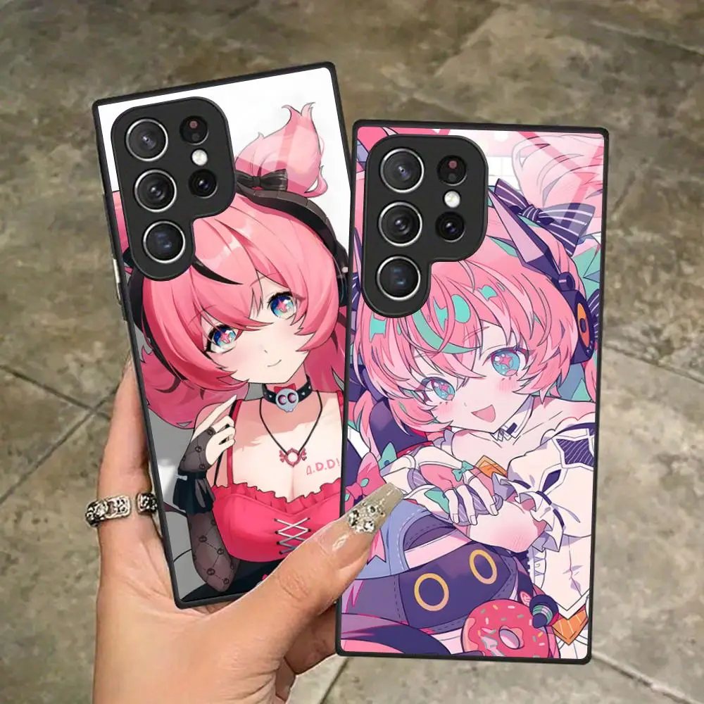 Zenless Zone Zero Aria Glass Mobile Phone Case for Samsung Galaxy A56 55 54 53 52 51 36 35 34 23 16 15 5G Colorful Cover