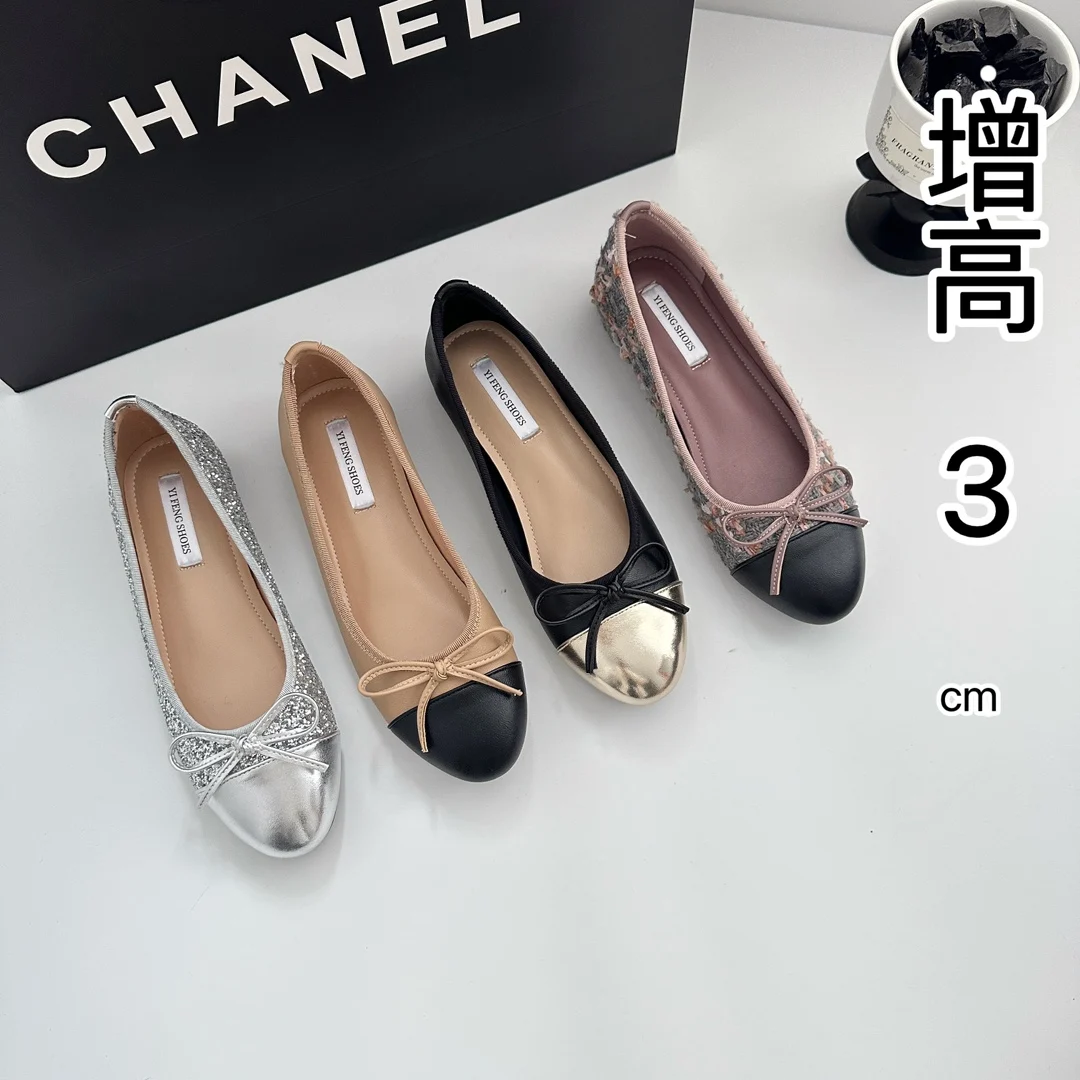 

Новинка 2023 года, весенние женские цветные классические туфли на танкетке 3 см с невидимым тоном и бантом, с круглым носком, вечерние пригородные туфли на плоской подошве